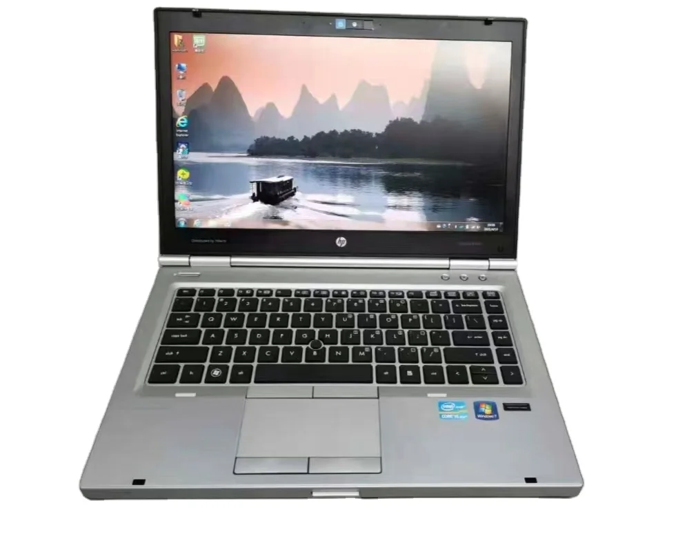 Wholesale cheap used EliteBook 8470p Intel Core i5/4GB /500GB/ 14-inch refurbished China business office laptop wholesale sales