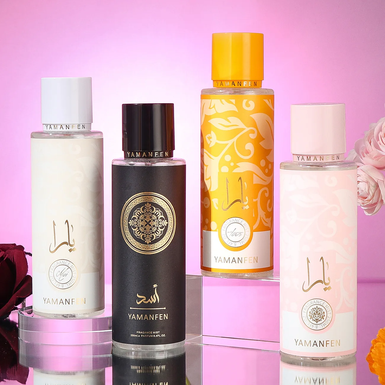 OEM 250Ml Women Perfume Bulk 8 Styles Lady Parfum Long Lasting Fruity Floral Fragrance Mist Body Spray daily care