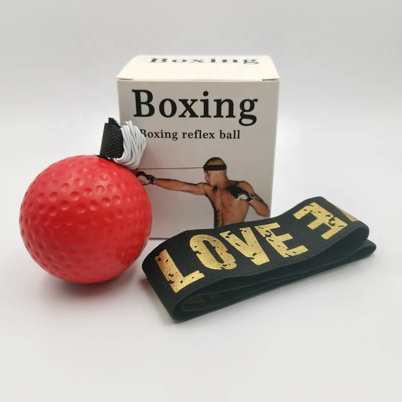 MMA Punching Speed Fight Skill Ball Reaction Agility Boxing Reflex Ball Set Difficulty Level with Silicone Headband