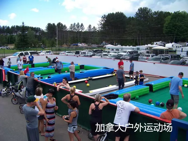 New Design Inflatable Pool Table Soccer Inflatable Football Snooker & Billiards with Balls Inflatable Human Billiards