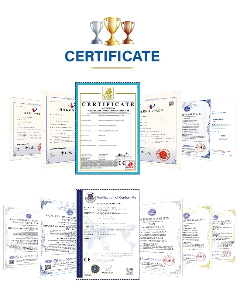 YOUHAOCNC Cheap Price 1300*2500mm Cnc Router 4*8f Wood Router For Wood Cutting Engraving machine