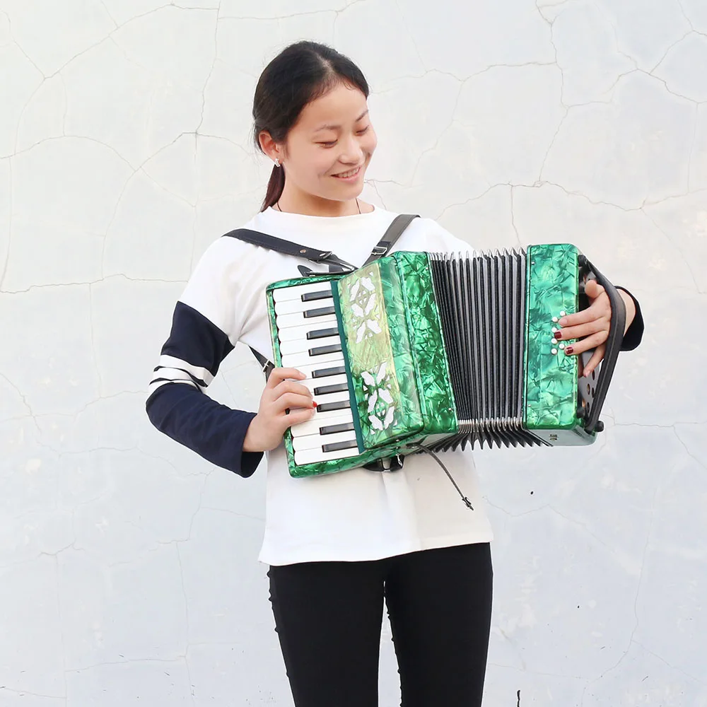 Factory Wholesale IRIN 22 Keys 8 Bass Wholesale Cheap Price Kids Keyboard Accoracord Keyboard instrument Accordion