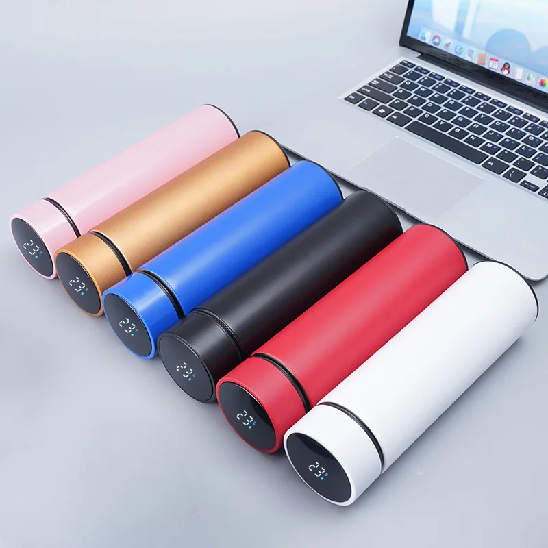 500ml Stainless Steel High Quality Digital Vacuum Flask Double Wall with Led Thermometer