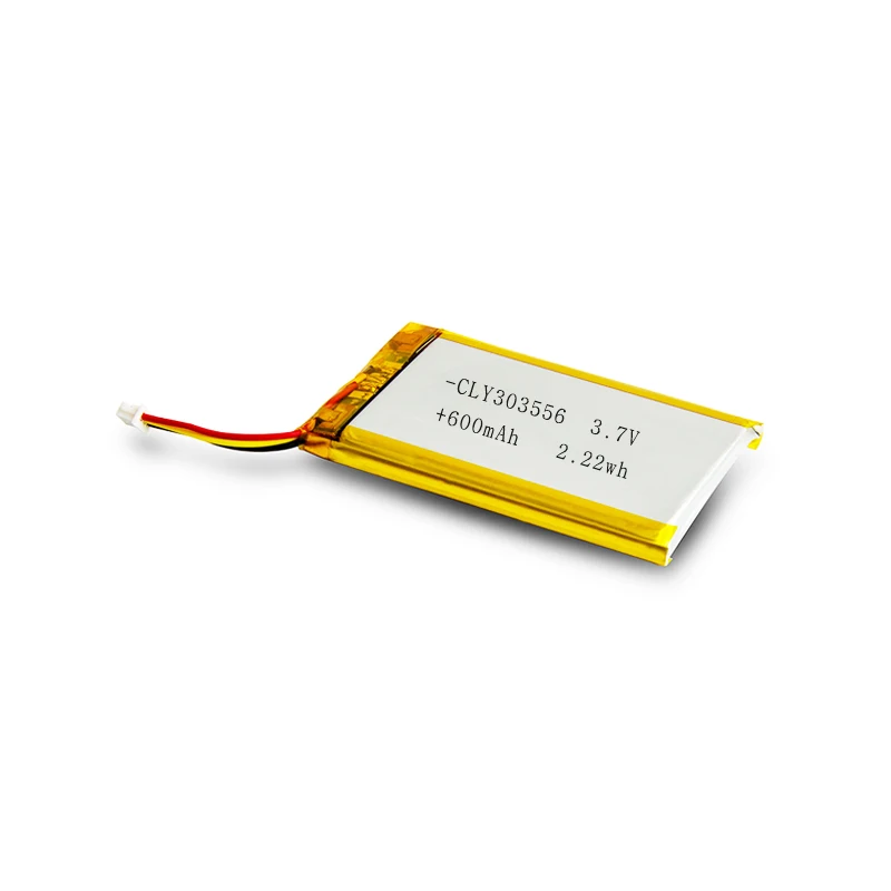 Chaoliyang 303556 3.7v 600mah 552248 source from factories lipo battery lithium polymer toy car batteries
