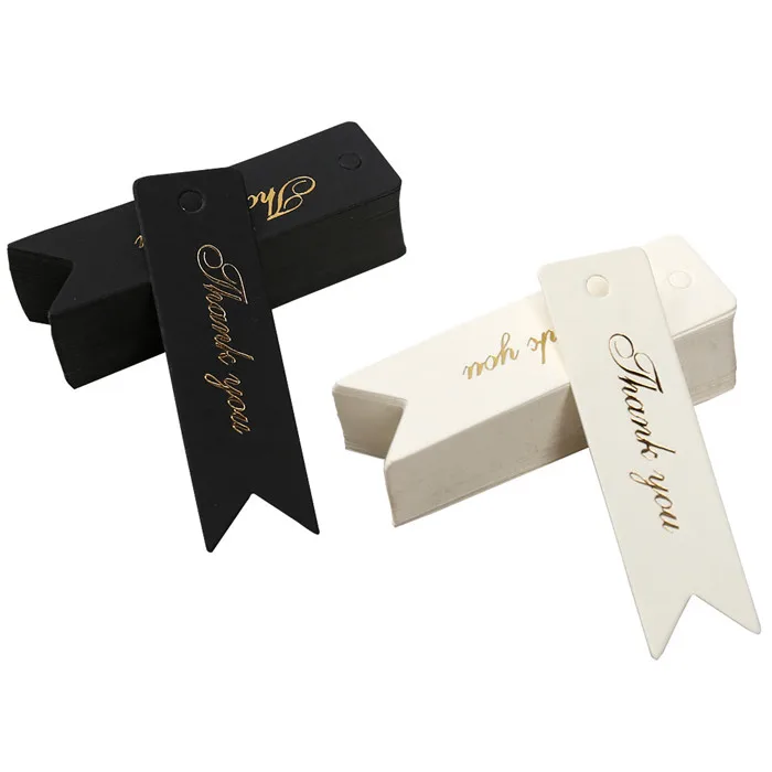 Mini Luxury Black Envelope Cute Small Pink Rose Gold Foil Custom Impression Printing Business Customer Insert Thank You Card