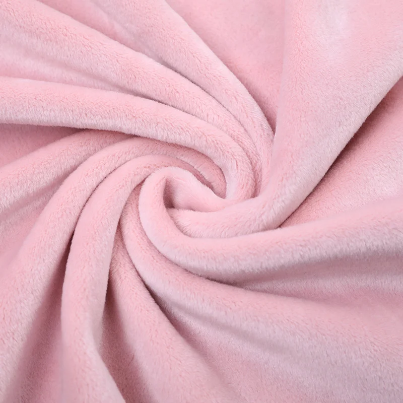 Оптовая продажа, 75D/144F однотонная Мягкая двусторонняя ткань с принтом из лисьей шерсти