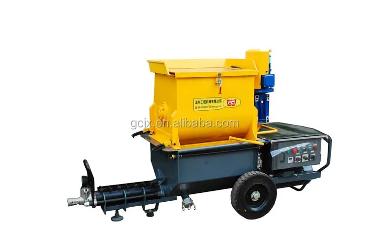 Automatic Concrete Screed Render Sale Cement Mortar Grouting Spray Equipment Machine