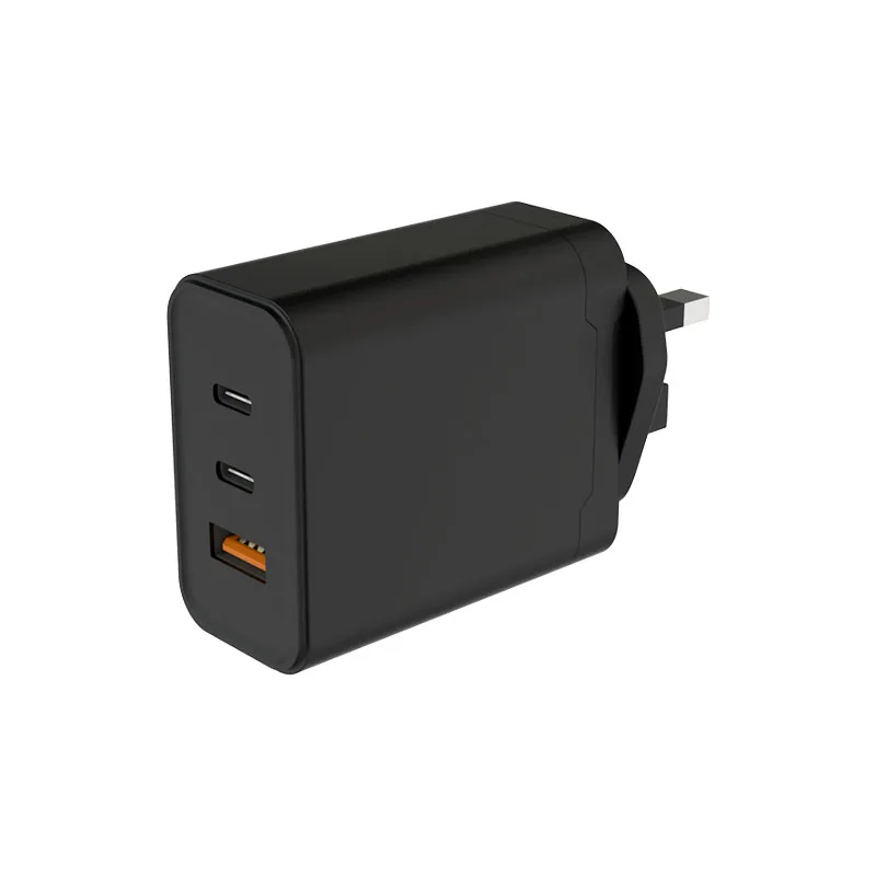 Gan Technology 65W Mini Wall Charger Dual Type-C Port 65W Fast Charging Adapter