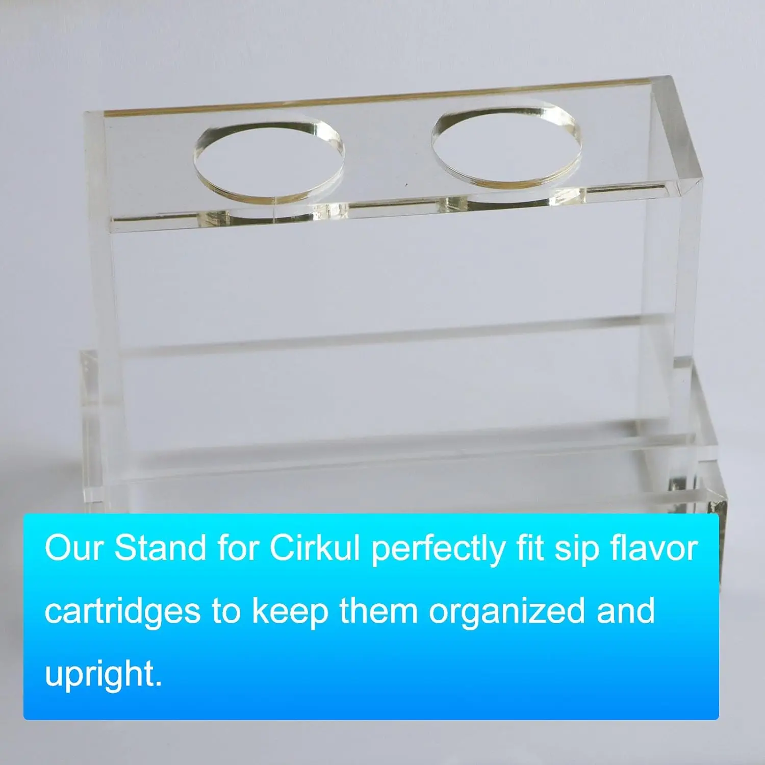 Acrylic Holder Sip Flavor Cartridge Stand Cirkul Cartridge Accessories Compatible with Cirkul Flavors for Retail Store Use