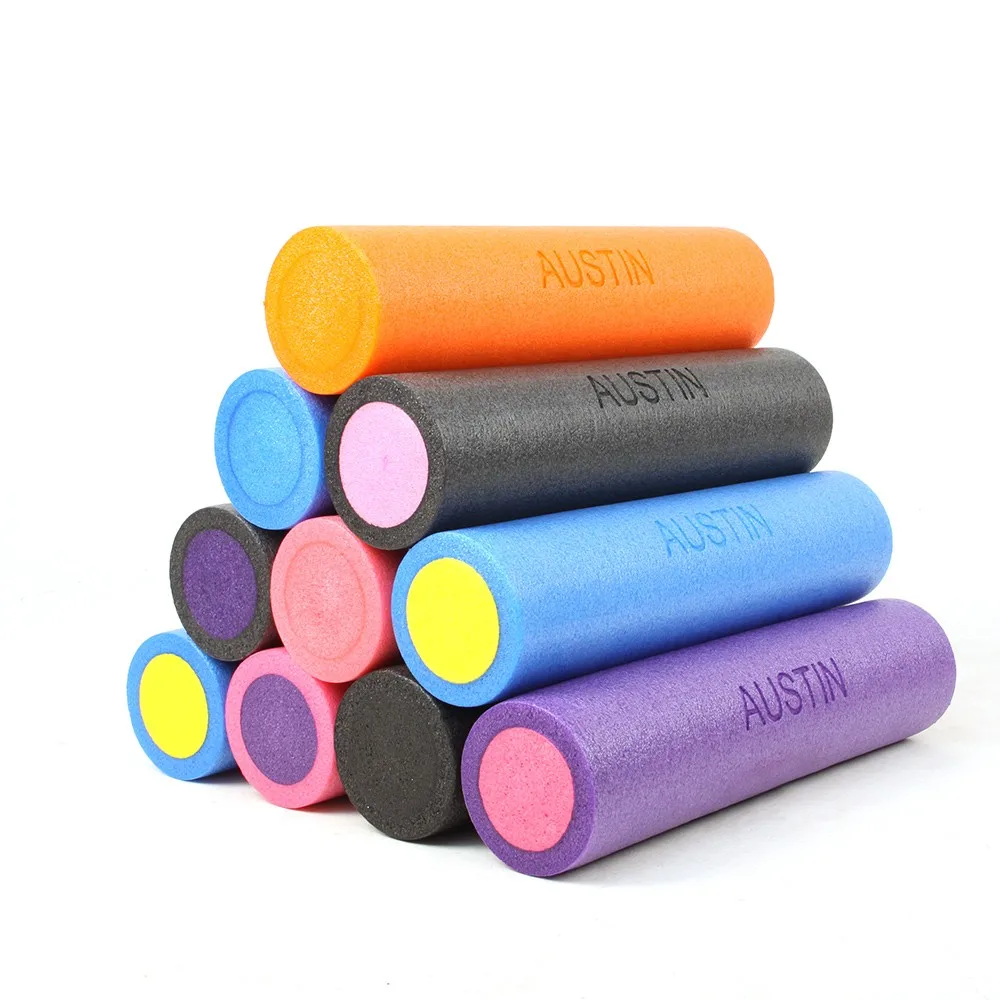 Best selling 30cm 60cm 90cm Fitness Equipment PE Foam Roller Pilates Fitness Gym Exercises Massage Roller