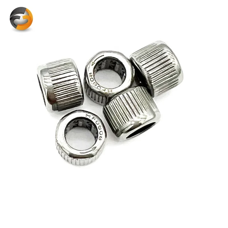 Higher Performance Miniature One-way Clutches Bearing HF0608 Full Knurled Needle Rolller Bearing HF0608 6x10x8mm