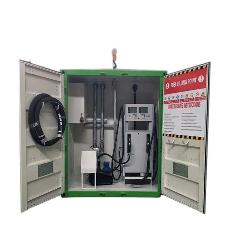 40 feet mobile container petrol fuel filling station for sale