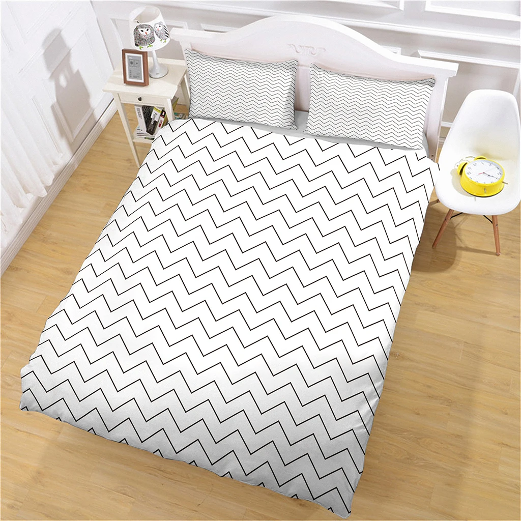 Wholesale Custom design 3-piece duvets and bed sheets	3D Printed Duvet Cover 111% Polyester