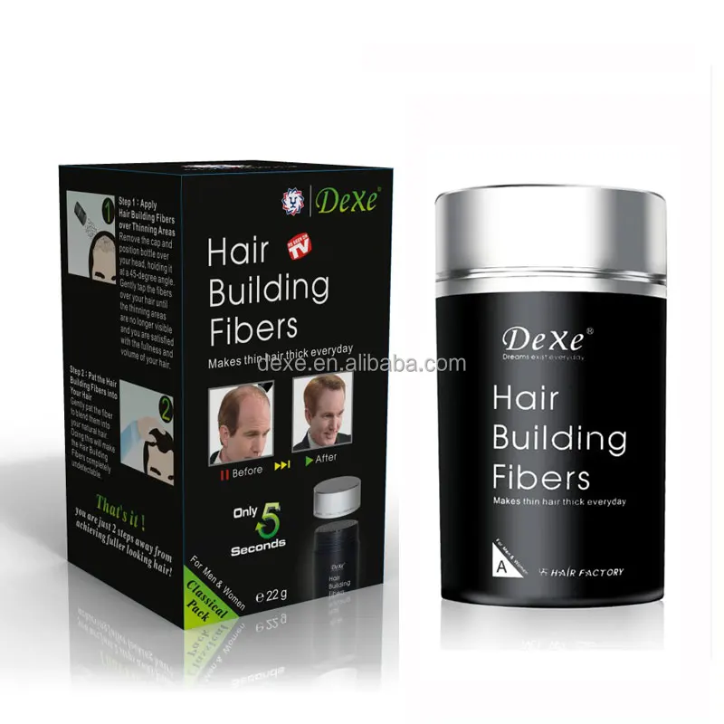 Dexe hair building fibre hairloss treatment fibers hair loss treatment for men