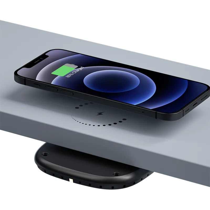 
Best Sellers 2020/2021 15W hidden Qi Wireless Charger for iPhone X Mobile Phone Accessories wireless charging station 