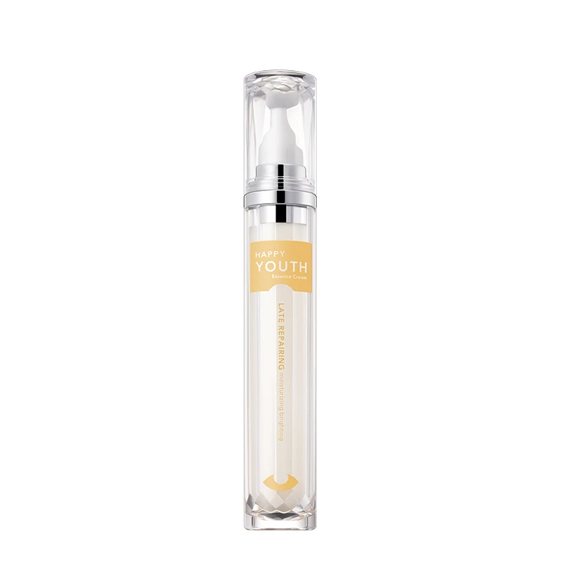 Hot Sell Brighten Tighten Anti-wrinkle Moisturizing Reduce Dark Circle 18g Massage Happy Youth Eye Cream