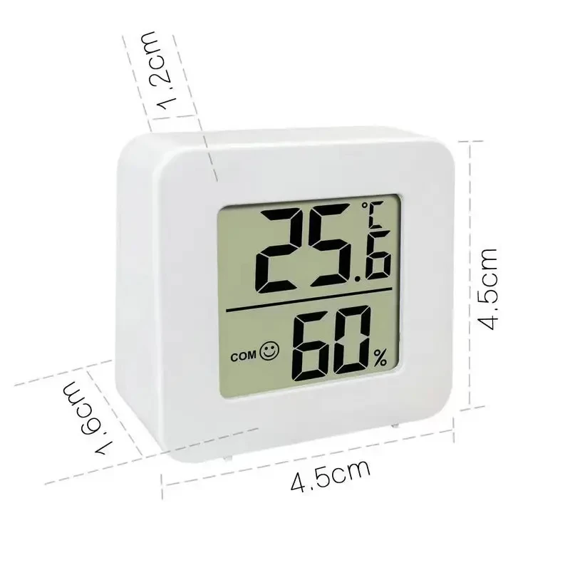TPM-55 New Indoor mini LCD smiley Thermometer Hygrometer