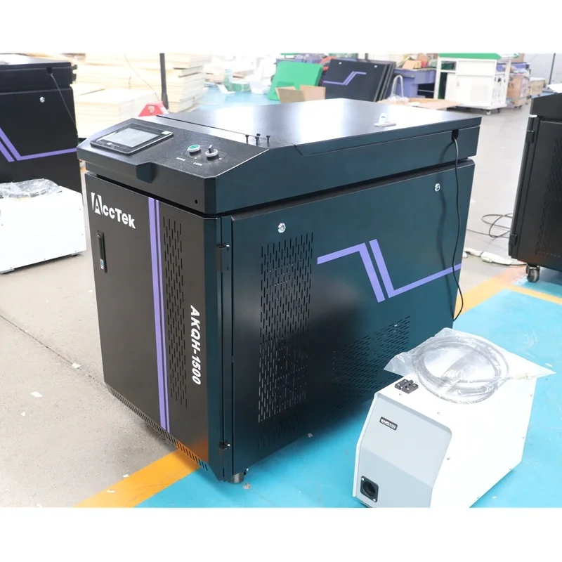 Acctek 2000w 3 in 1 cleaning/welding/cutting laser device rust laser cleaner with 10m/15m cable