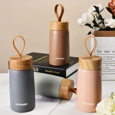 Feiyou small shaker cute 304 stainless steel vacuum insulated thermos flask water bottle with custom logo