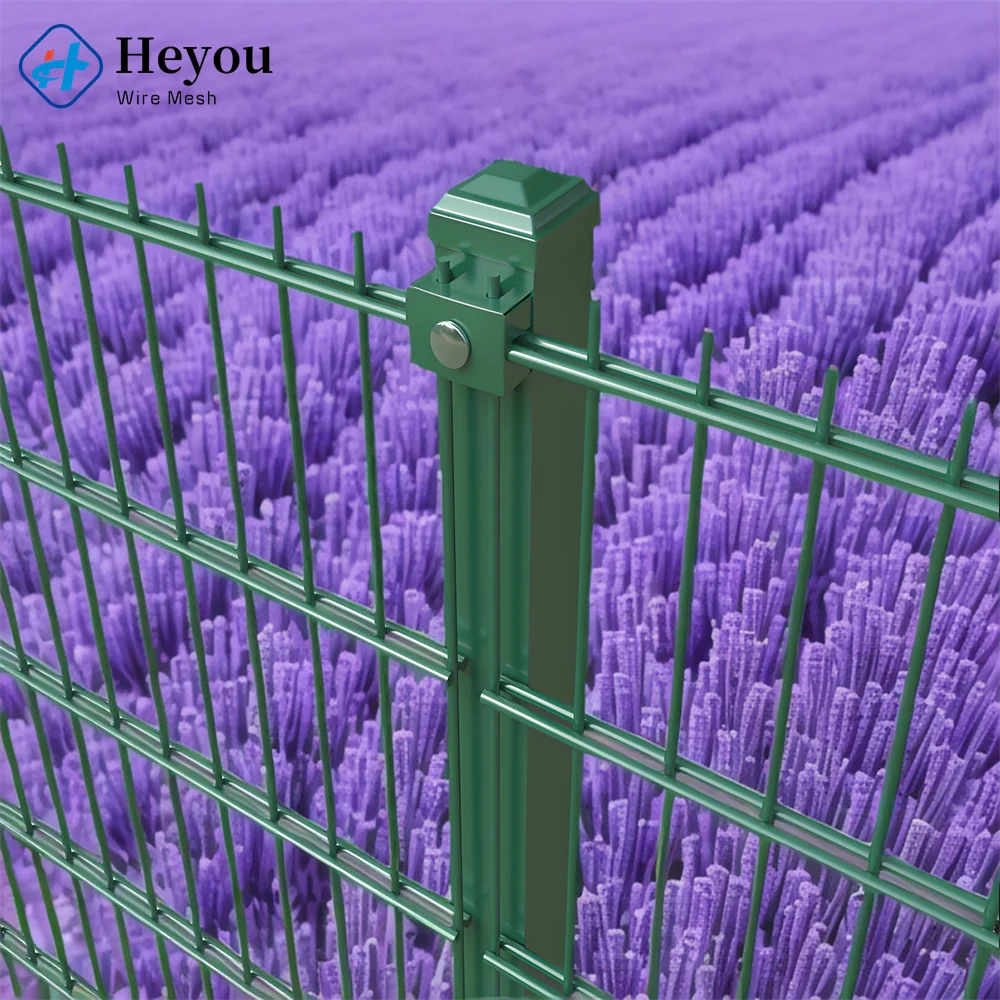 Cheap Price Powder Coated Garden Curved Welded wire Mesh fence Perimeter Fencing Garden fence