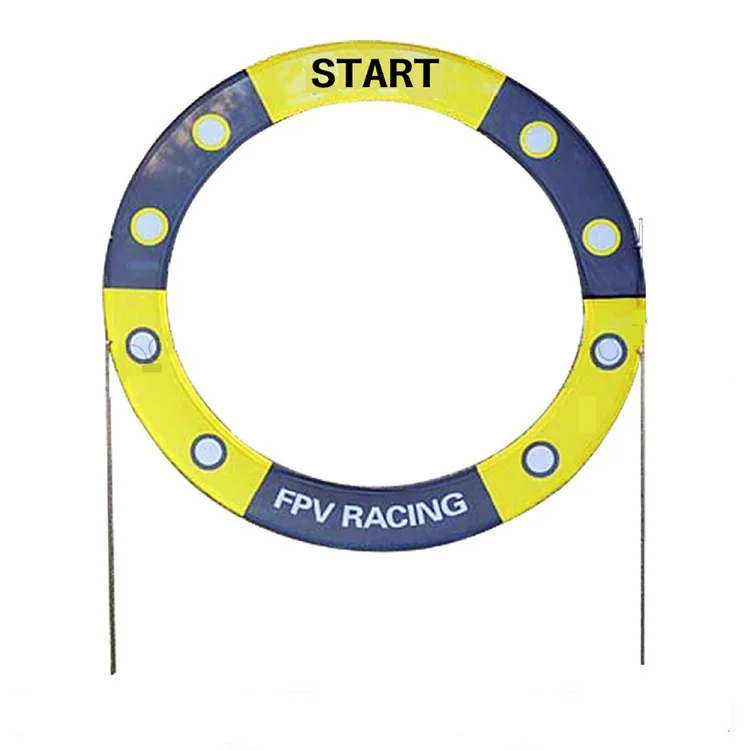 
 Weihai Wisezone Пользовательские Наружные круглые формы используют FPV воздушные гоночные ворота  