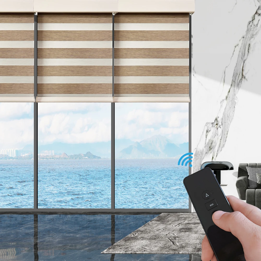 Cordless Hot-selling Cordless Venetian Blinds Cordless Blinds Wand System Faux Wood Factory Roman Polyester Fabric Wooden Window