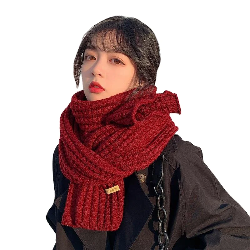 Заводской зимний популярный очень мягкий теплый шарф для