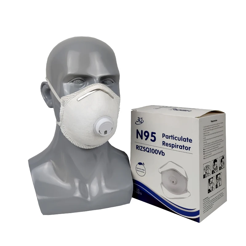 3Q NIOSH Authorized Genuine n95 face maskvalve synthetic material dust with mask valved n95 mask with valve