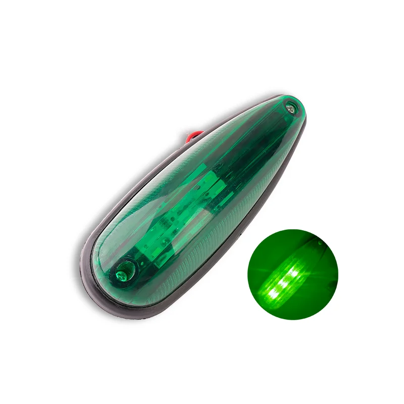 4pcs/set 12 24v amber led side flashing marker lights for truck trailer