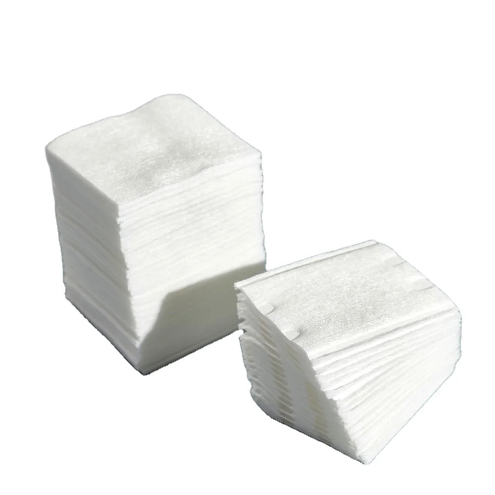 Disposable Natural Cosmetic Facial Cotton Pad Simple Pure Soft Makeup Remover Skin Cleaning Absorbent Cleansing Available Square