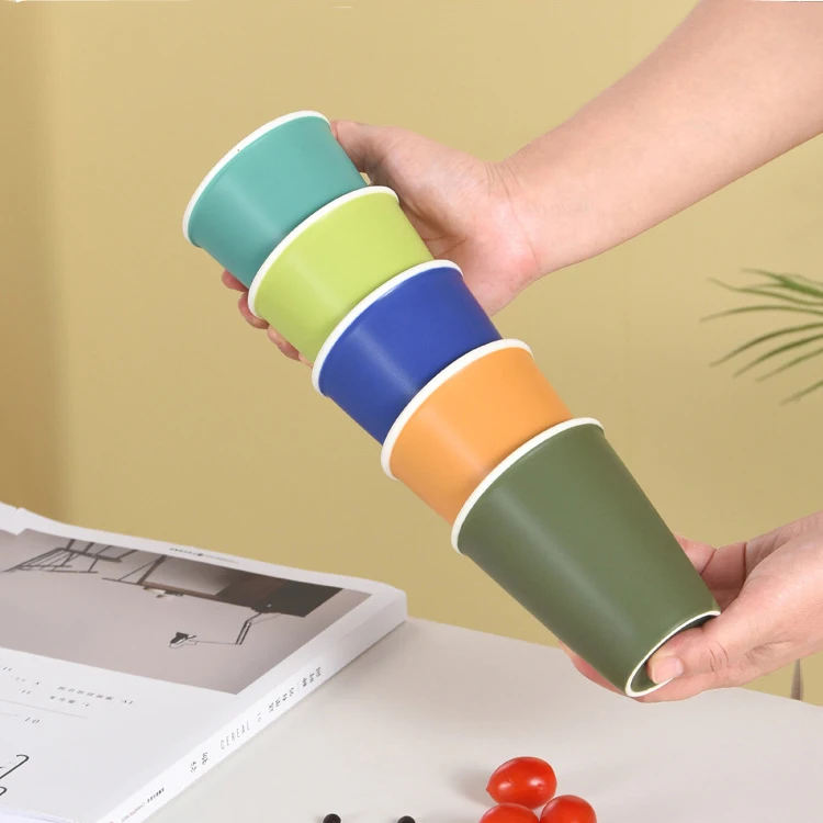 90ml/120ml small ceramic espresso cups colorful matte coffee mug porcelain mug without handle