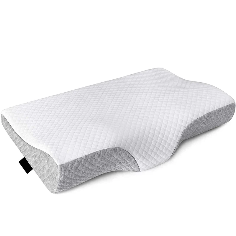 Memory Foam Pillow for Neck Pain Relief, Adjustable Ergonomic Cervical Pillow for Sleeping,Stomach Sleepers