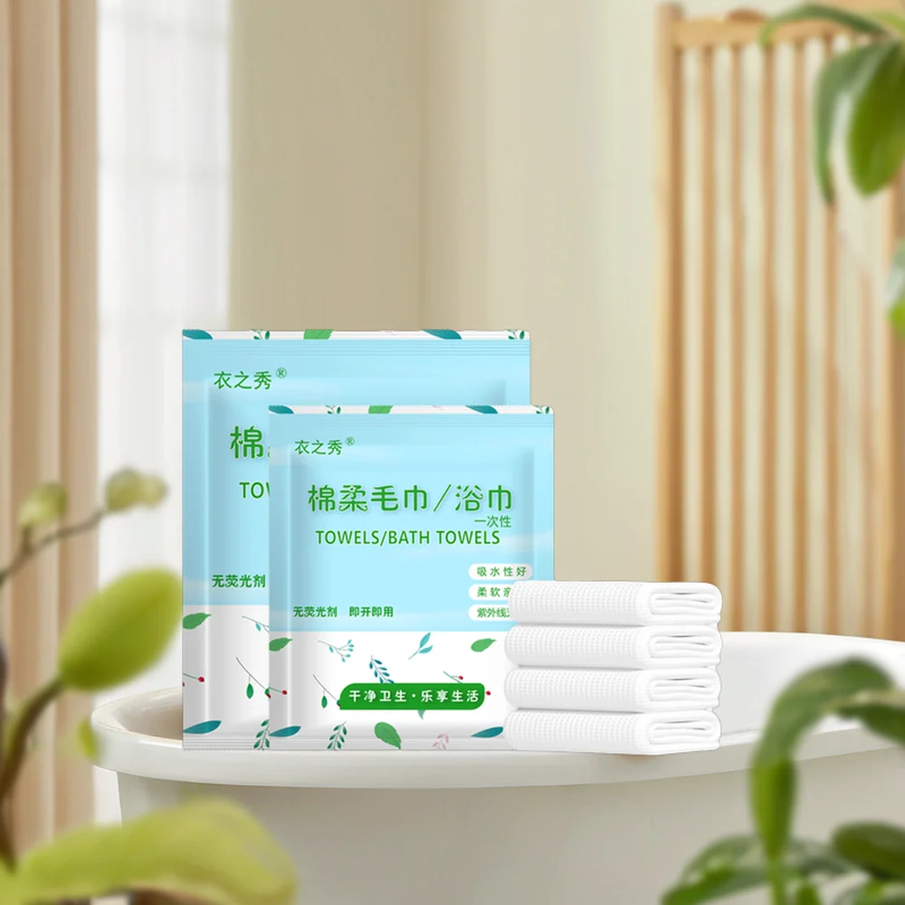 Wholesale Disposable Cotton Tissue Towel Absorbent Nonwoven Cloth Towel for Salon Spa Hotel