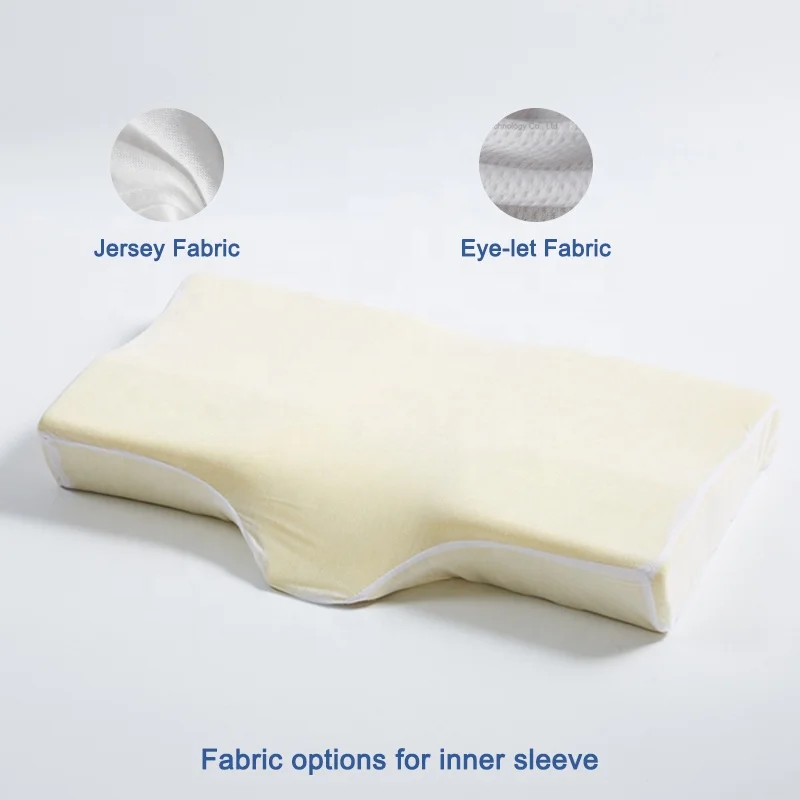 Best selling cervical memory foam pillow convex bed wedge pillow sleep quality ensured function pillows bedroom accessories