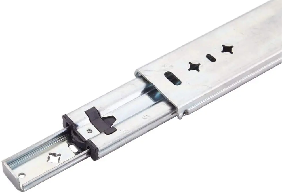 SNEIDA High quality Width 53mm stainless steel Rated load drawer slide Heavy duty telescopic slide drawer ball bearing slide