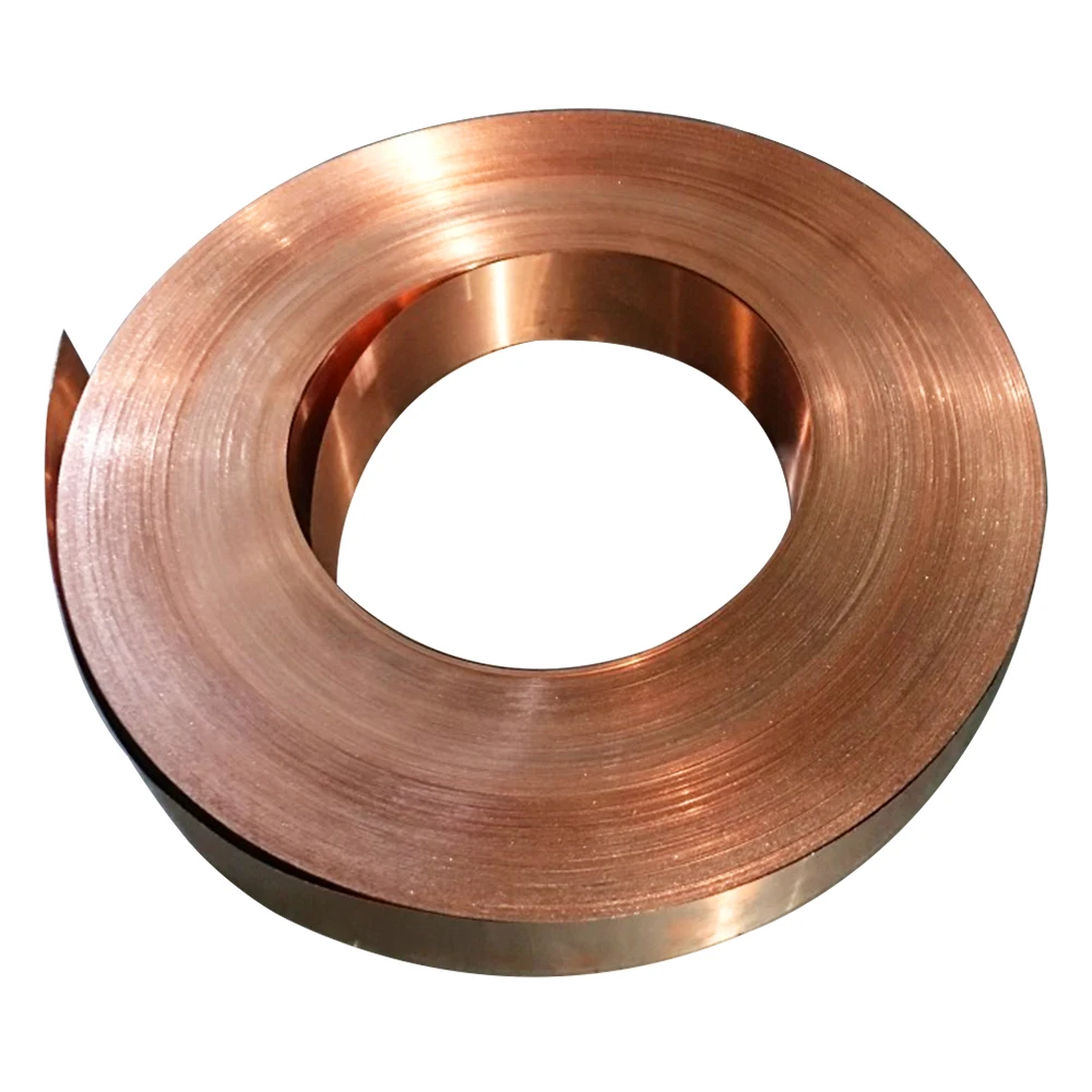 T2 C1100 SE-CU  C11000  horizontal continuous thin copper strip 1mm wear resistance flexible pure copper Coil Strip roll