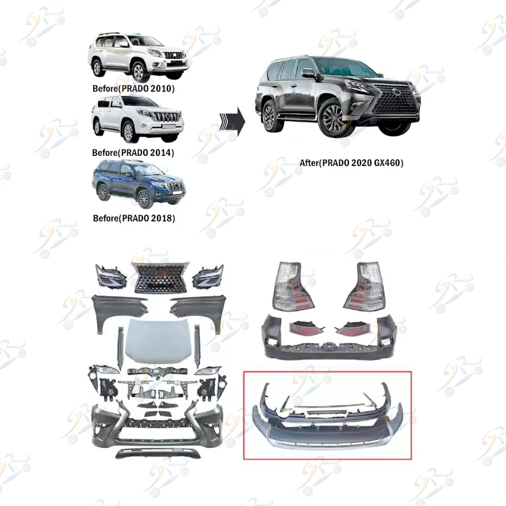 cost price PRADO UPGRADE TO LEXUS GX460 auto part body kit