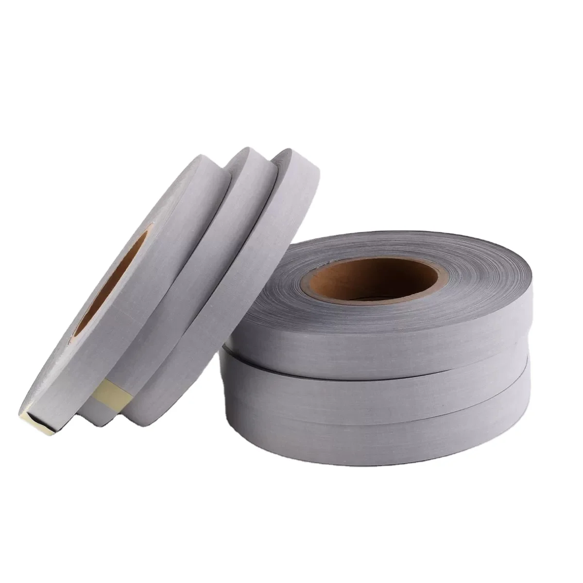 China Factory High Visibility Cinta Reflectiva Safety Sew on Reflective TC Fabric Material Tape for Clothing