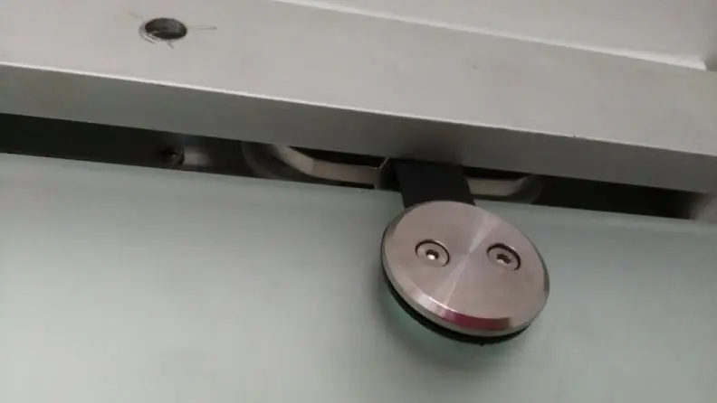 Interior Corner Sliding Tempered Glass Door KT9003 Aluminum Modern Solid Wood Interior Doors 304 Stainless Steel Partition Doors