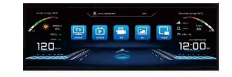 Customized service accessories 19 inch roof high definition smart entertainment multimedia large screen van TV