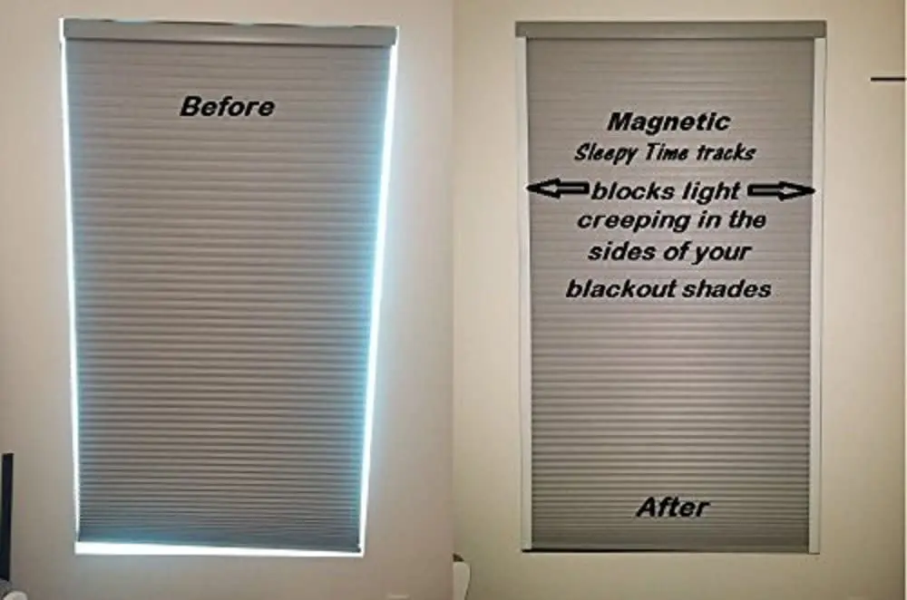 Block Sunlight Along Two Sides roller shades Plastic Angle Blinds Light Blocker zebra blinds Along Sides of Blackout zebra blind
