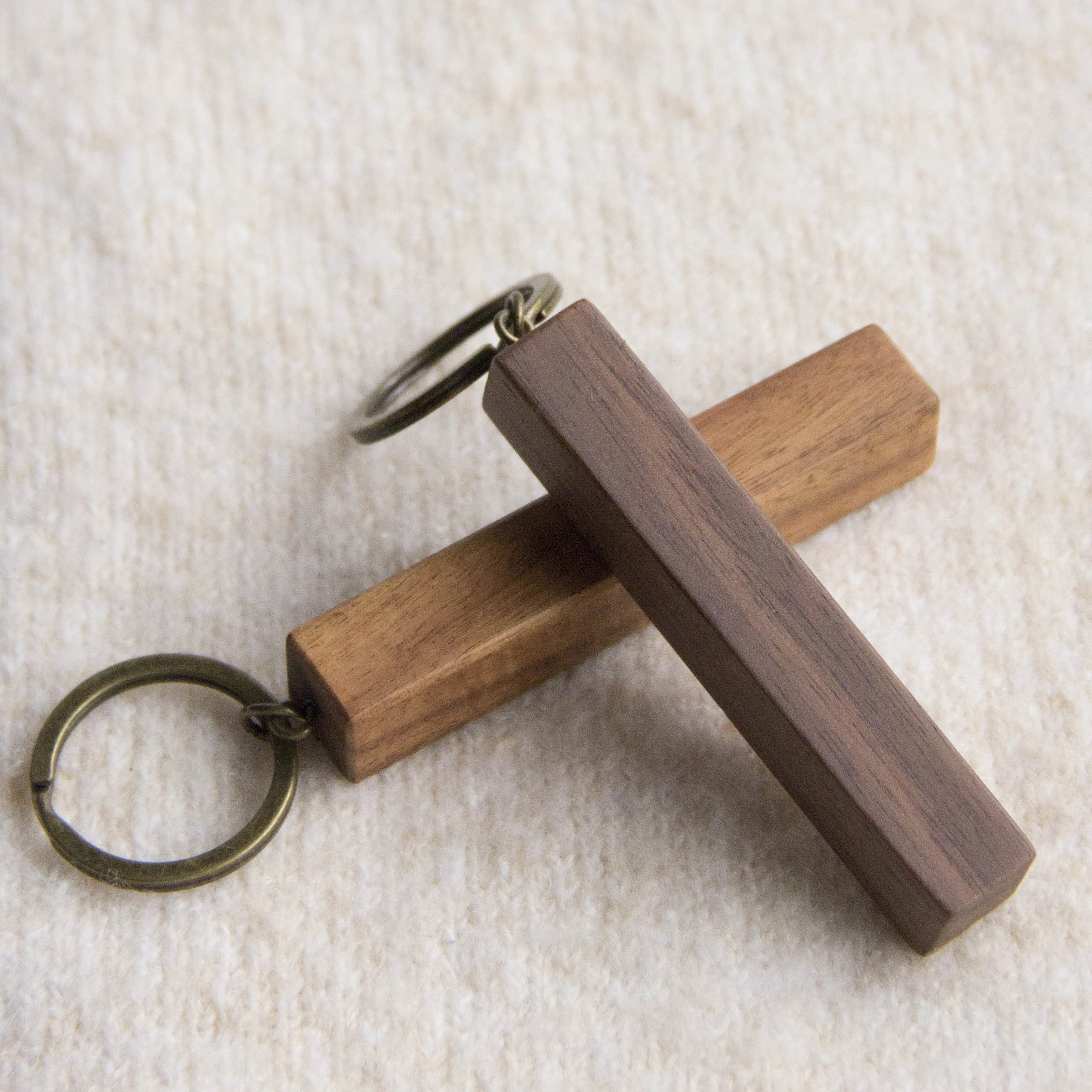 Quality Wooden Bar Keychain Engravable Blanks Wholesale