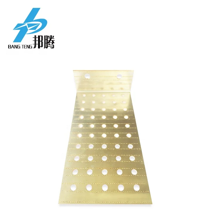 Precision DIY Battery Stamping Traction Connector 18650 Copper Nickel Sheet Busbar for Battery Pack Accessories