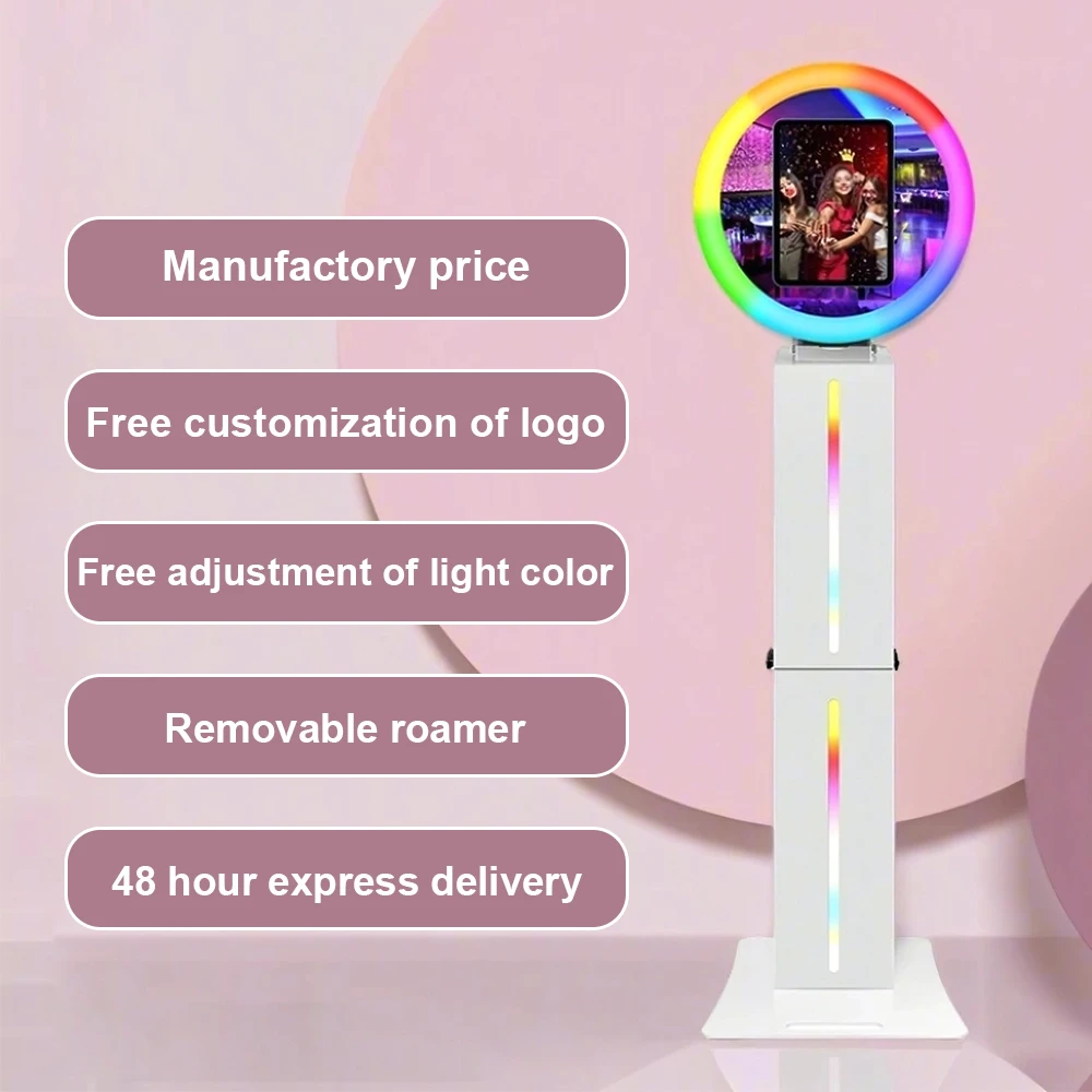 Easy Installation Roaming IPad Photobooth Shell 9.7 10.2 10.5 11 12.9 IPad Air Selfie Kiosk Birthday Party IPad Photo Booth Case