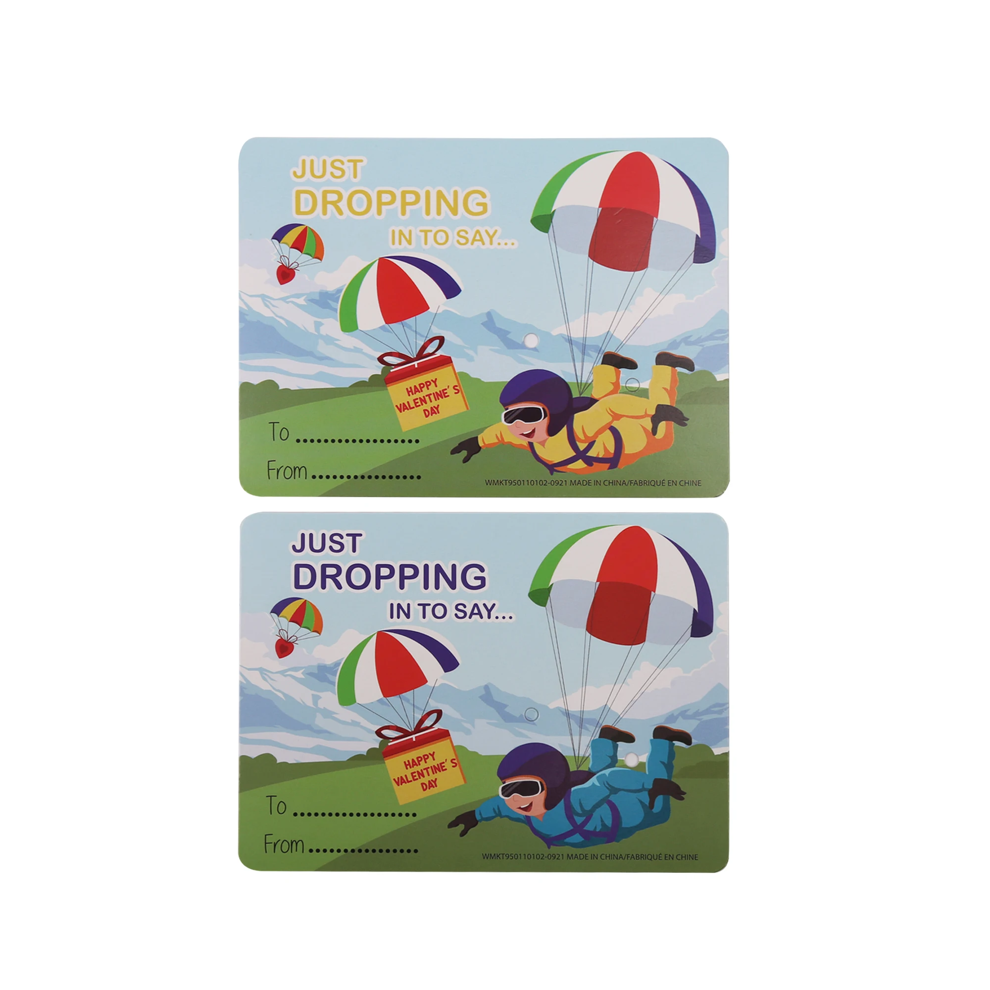 8 PARACHUTES CARD