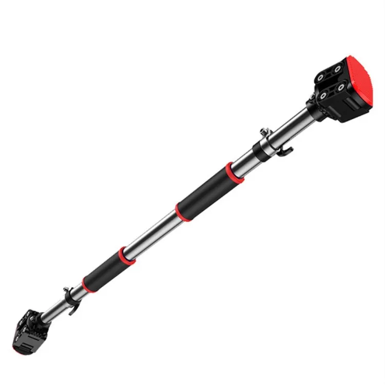 Secure Home Pull-Up Bar Adjustable Stainless Steel Fitness Equipment Gym Workout Pole Widened Base Pull Up Bar