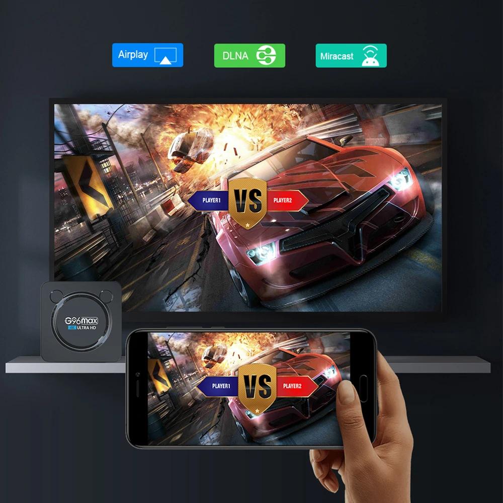 G96 MAX S905W2 4G 32G TV Box android 11 Dual WIFI Smart set top box 2.4g+5g media player G96MAX new model