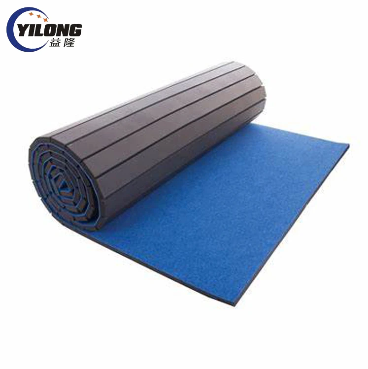 eco friendly standard custom judo tatami 4 cm xpe foam leather surface roll out mat