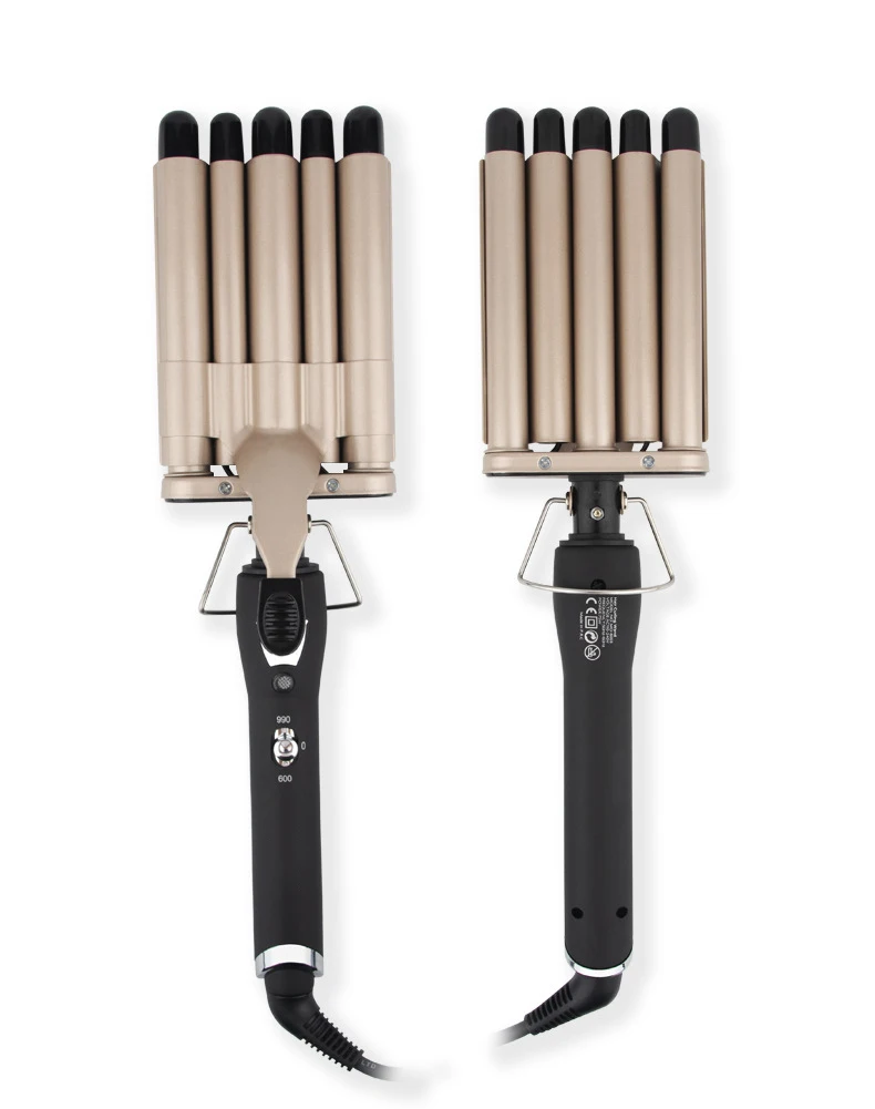 New Professional110-240V PTC 5 Barrel Automatic Hot Curling Iron Tools Five Waver Led Display Hair Curling Iron