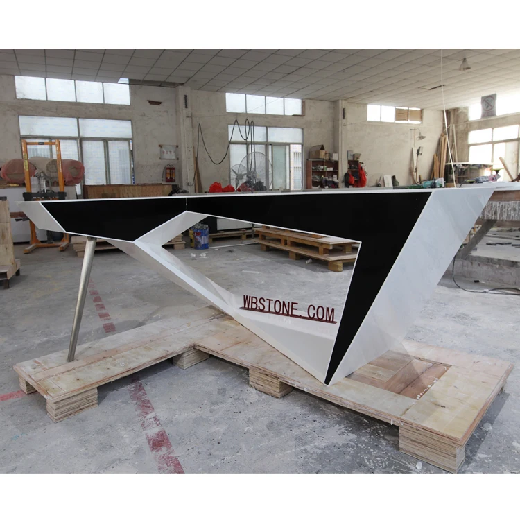 luxury marble office desk CEO executive office desk home computer desks  with drawer